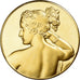 Frankreich, Medaille, Pauline Borghèse en Vénus Victorieuse, Gilt Bronze, UNZ