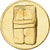 France, Medal, Le Baiser, Constantin Brancusi, Gilt Bronze, MS(63)