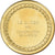 France, Medal, Le Baiser, Constantin Brancusi, Gilt Bronze, MS(63)