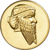 Francia, medaglia, Tête de Roi, Bronzo dorato, SPL