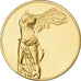 Frankreich, Medaille, Victoire de Samothrace, Gilt Bronze, UNZ