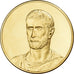 Frankreich, Medaille, Tête d'Homme Barbu, Gilt Bronze, UNZ