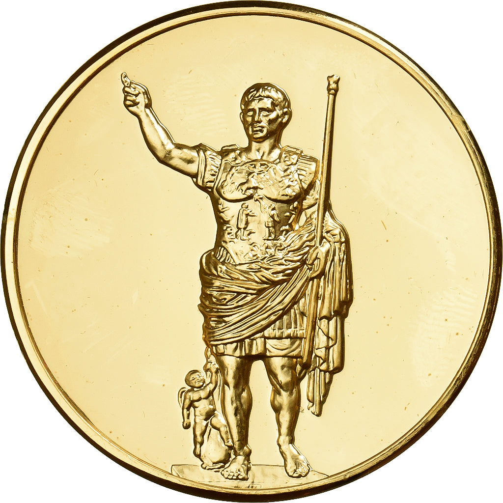 Frankreich, Medaille, L'Auguste de Primaporta, Gilt Bronze, UNZ