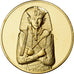 Francia, medaglia, Cercueil du Roi Toutankhamon, Bronzo dorato, SPL