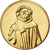 Francia, medaglia, Pleurant, Claus Sluter, Bronzo dorato, SPL-