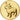 Frankreich, Medaille, Taureau Néolithique, Gilt Bronze, VZ