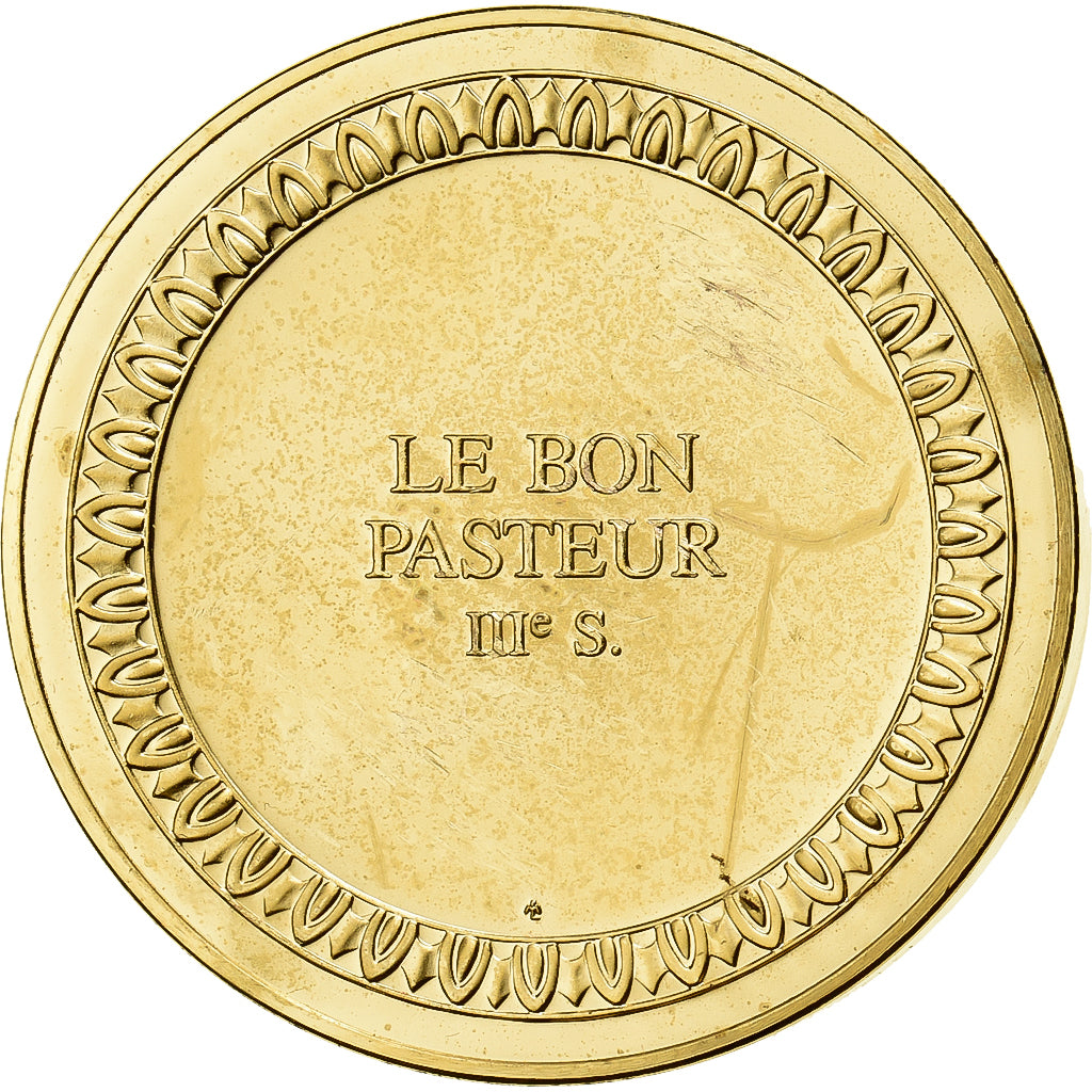 Francia, medaglia, Le Bon Pasteur, Bronzo dorato, SPL-