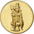 Francia, medaglia, Chef sur un Trône, Bronzo dorato, SPL-