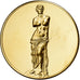 Frankreich, Medaille, Vénus de Milo, Gilt Bronze, SS+