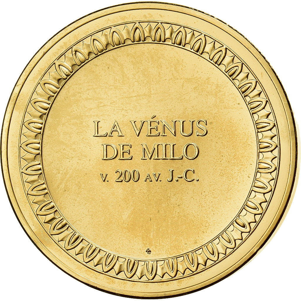 Frankreich, Medaille, Vénus de Milo, Gilt Bronze, SS+