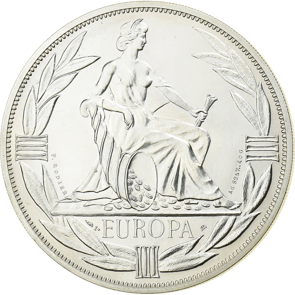 France, Médaille, French Fifth Republic, 1984, Argent, SPL, Rodier