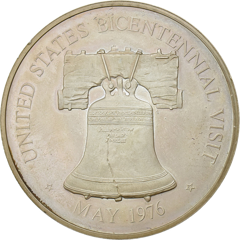 France, Medal, Giscard d'Estaing, United States Bicentennial Visit, 1976