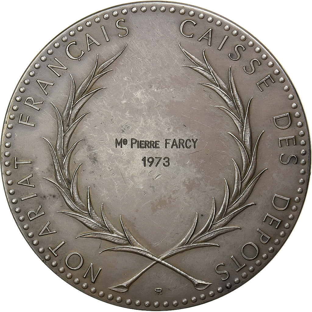Francia, medaglia, Notariat Français, Caisse des Dépôts, Solon, 1973