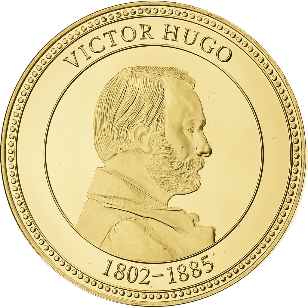 Francja, medal, Victor Hugo, Stop miedzi, MS(64)