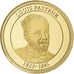 Frankreich, Medaille, Louis Pasteur, Copper Gilt, UNZ+