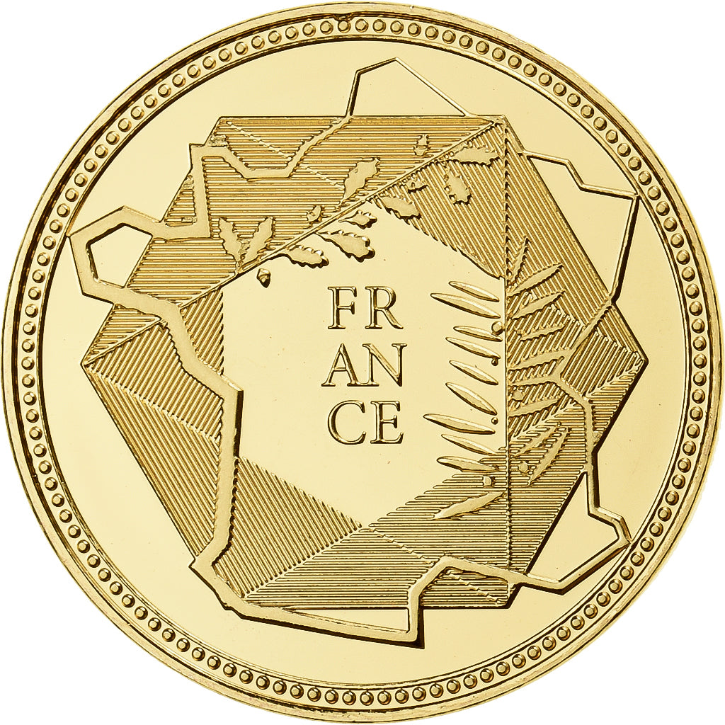 Frankreich, Medaille, Louis Pasteur, Copper Gilt, UNZ+