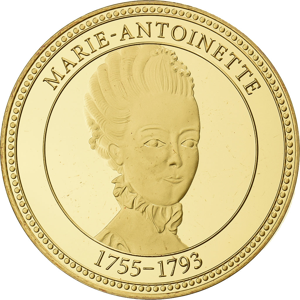 France, Medal, Marie-Antoinette, Copper Gilt, MS(64)