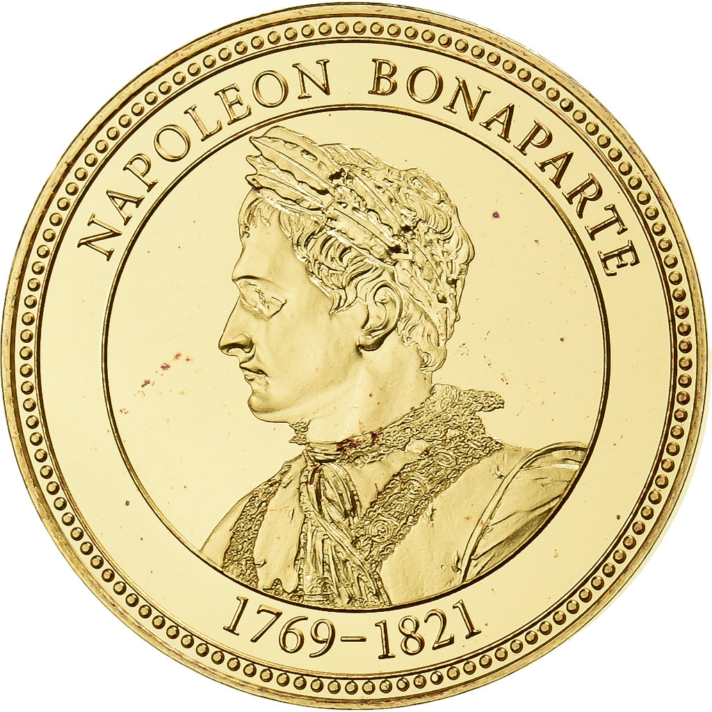 France, Medal, Napoléon Bonaparte, Copper Gilt, MS(64)