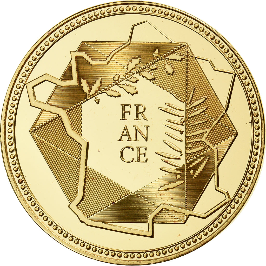 France, Medal, Napoléon Bonaparte, Copper Gilt, MS(64)