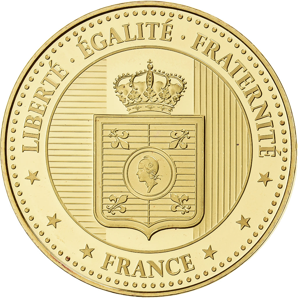 France, Medal, Lieutenant Charles de Gaulle, Copper Gilt, MS(64)