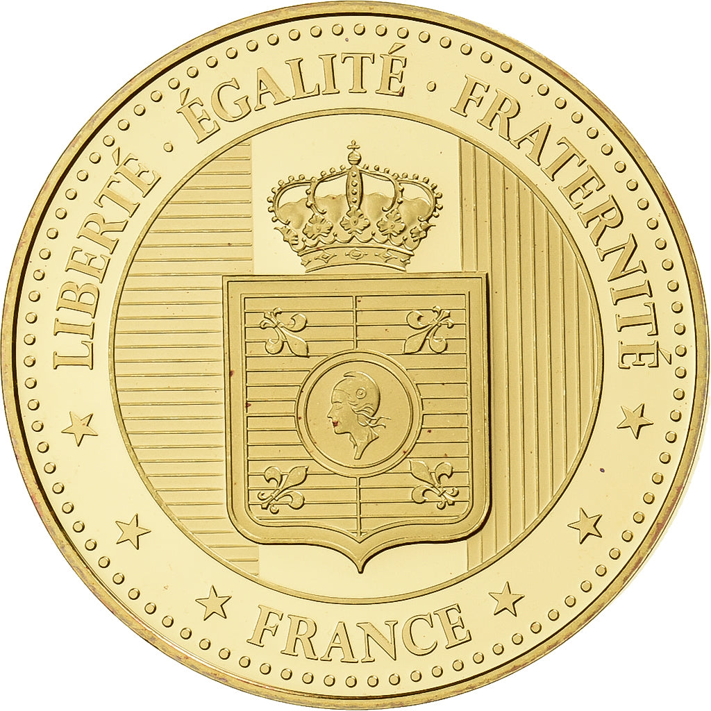 Francja, medal, Charles de Gaulle, Yvonne & Charles, Stop miedzi, MS(64)
