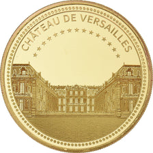 France, Medal, Le Château de Versailles, Copper-Nickel Gilt, MS(64)