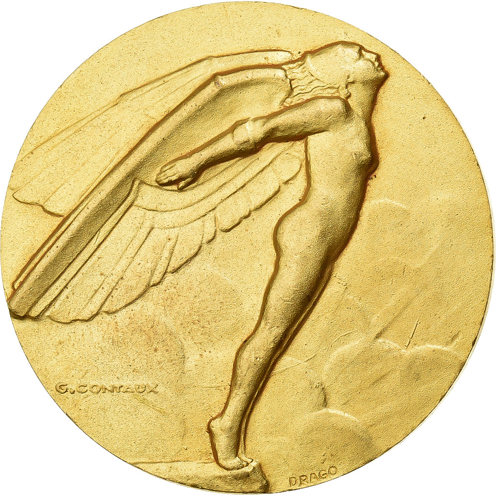 Francja, medal, Tour de France Aérien, 1976, Pokryty brązem, Contaux, MS(63)