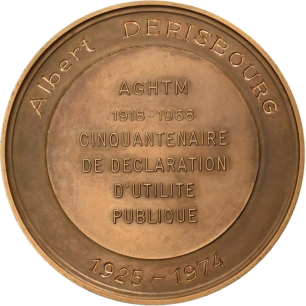 Francia, medaglia, Cinquantenaire de Déclaration d'Utilité Publique, 1974