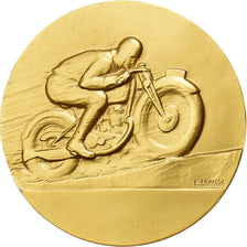 Frankrijk, Medaille, Moto-Club du Nord de la France, 1956, Gilt Bronze, Fraisse
