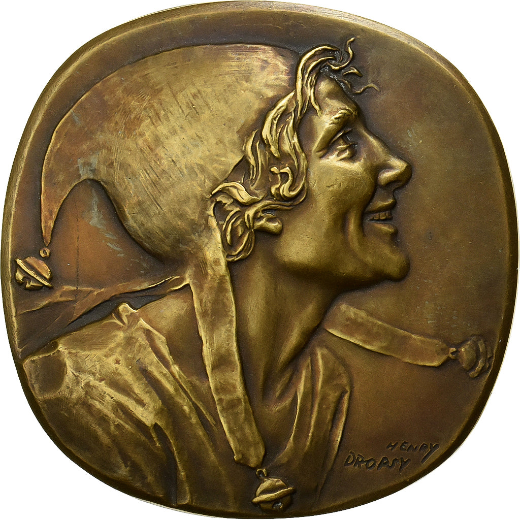 France, Medal, Le Fou, Copper, Dropsy, AU(55-58)