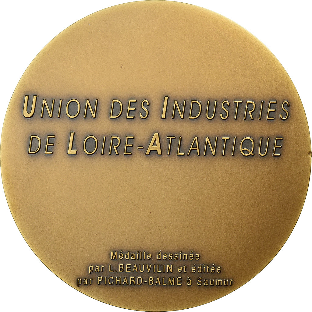 Francia, medaglia, Union des Industries de Loire Atlantique, 2001, Bronzo