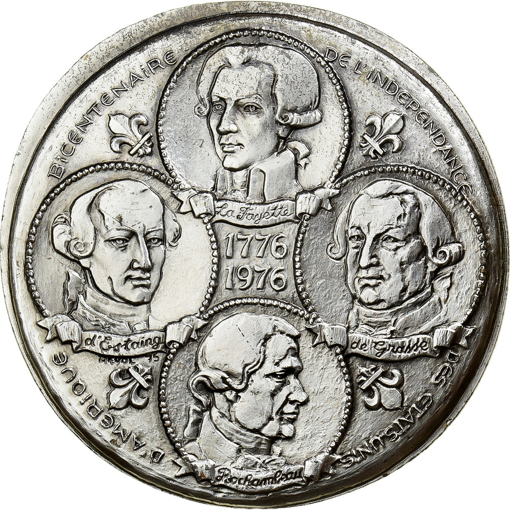 Francja, medal, Bicentenaire de l'Indépendance des Etats-Unis d'Amérique