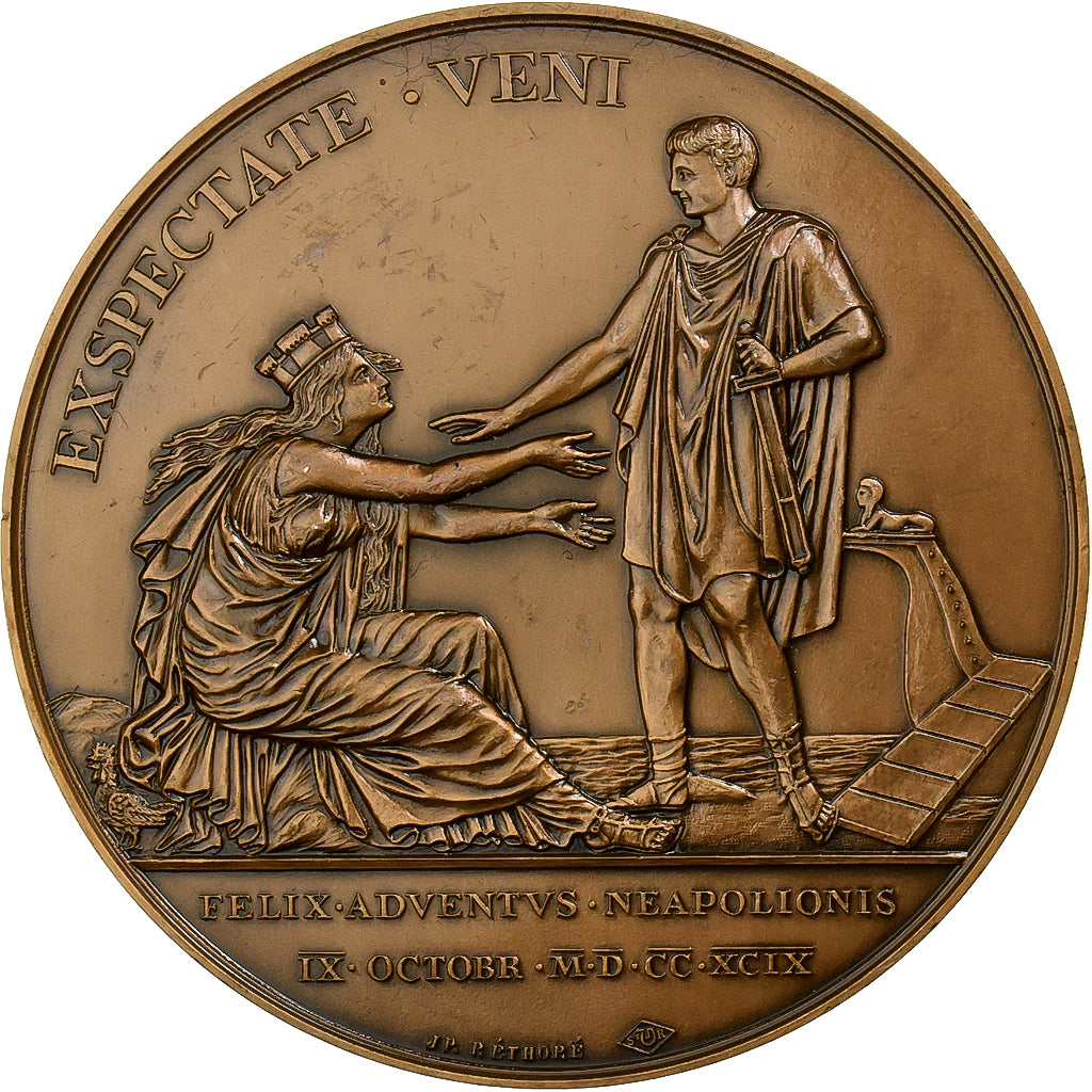 Francia, medaglia, Napoléon Ier, Oriens, Débarquement à Fréjus, 1989