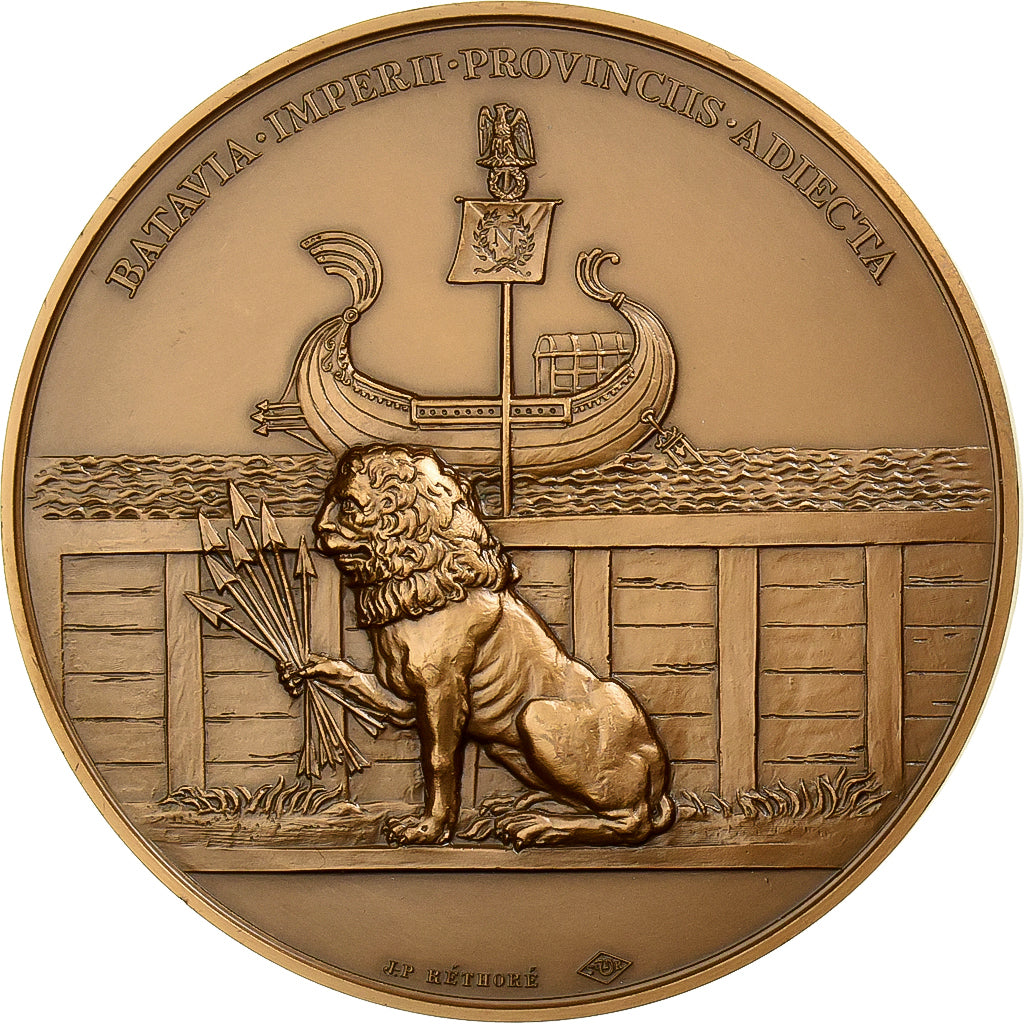 Francia, medaglia, Napoléon Ier, Batavia Imperii Provinciis Adiecta, Bronzo