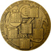 France, Medal, Calendrier, Astronomie, 1985, Bronze, AU(55-58)