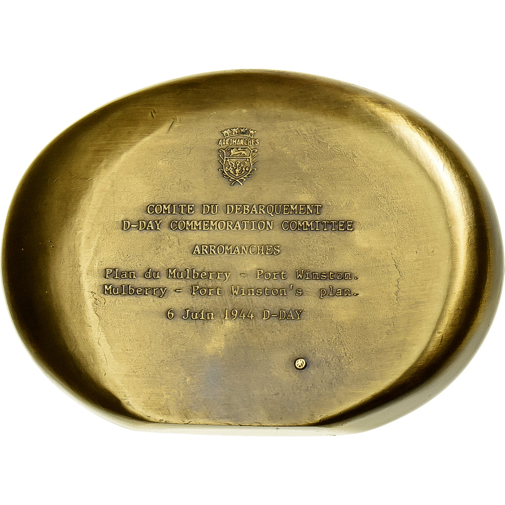 Francia, medaglia, Comité du Débarquement D-DAY, Arromanches, Bronzo, SPL