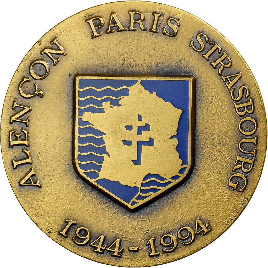 Francia, medaglia, 50ème Anniversaire de la Libération, 2ème DB du Général