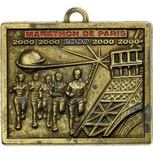 France, Médaille, Sport, Marathon de Paris, 2000, Métal, TTB
