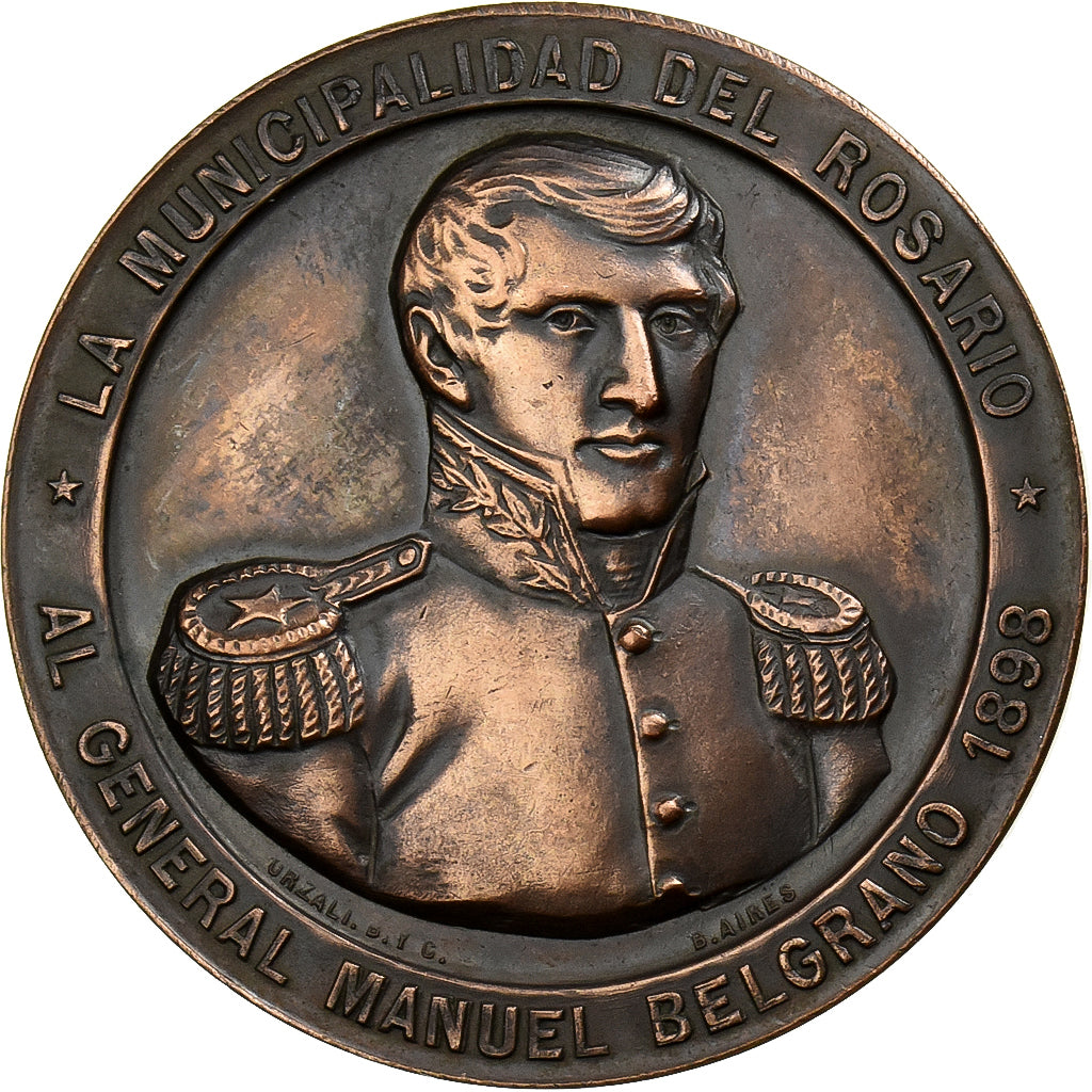 Argentinië, Medaille, Inauguración del Mausoleo de Manuel Belgrano, 1903