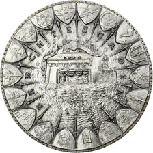 Francia, medaglia, Serment de Koufra, Berchtesgaden, 1975, Argento, De Jaeger