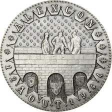 Francia, medaglia, Serment de Koufra, Alençon, 1975, Argento, De Jaeger, SPL