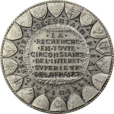 França, medalha, Serment de Koufra, Les Adieux de Fontainebleau, 1975, Prata