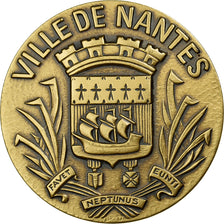 France, Medal, Ville de Nantes, 1995, Bronze, Pichard, MS(63)