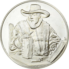 Francia, medaglia, Peinture, Rembrandt, Portrait de Cornelius Claez, Argento