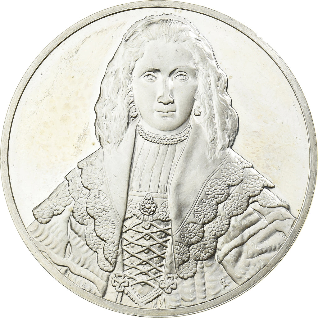 Francia, medaglia, Peinture, Rembrandt, Agatha Bas, Argento, SPL-
