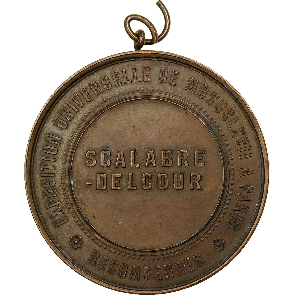Francja, medal, Napoléon III, Exposition Universelle de Paris, 1867, Miedź