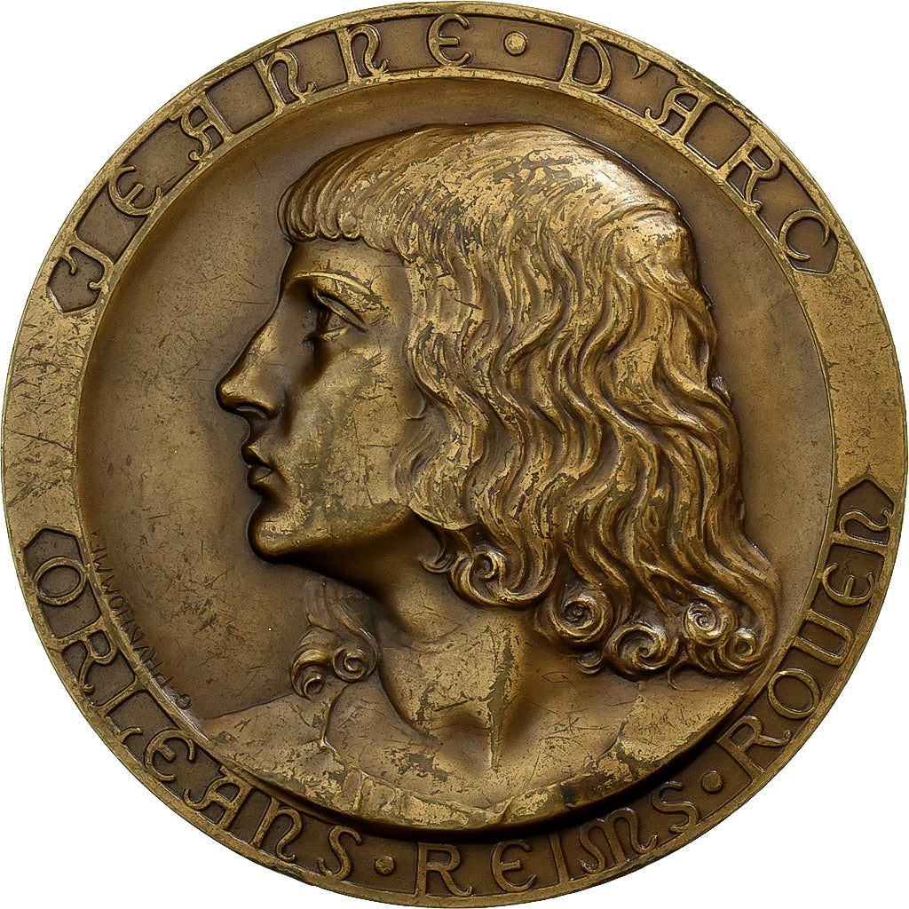 France, Médaille, Jeanne d'Arc, Croiseur Ecole, Bronze, TTB, Prud'homme.G