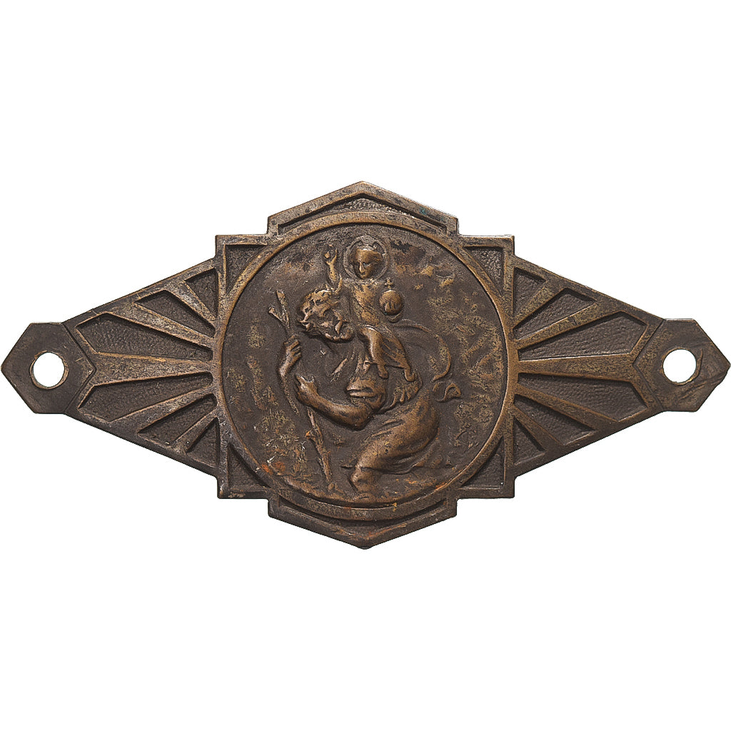 France, Plaque, Saint Christophe, Métal, EF(40-45)