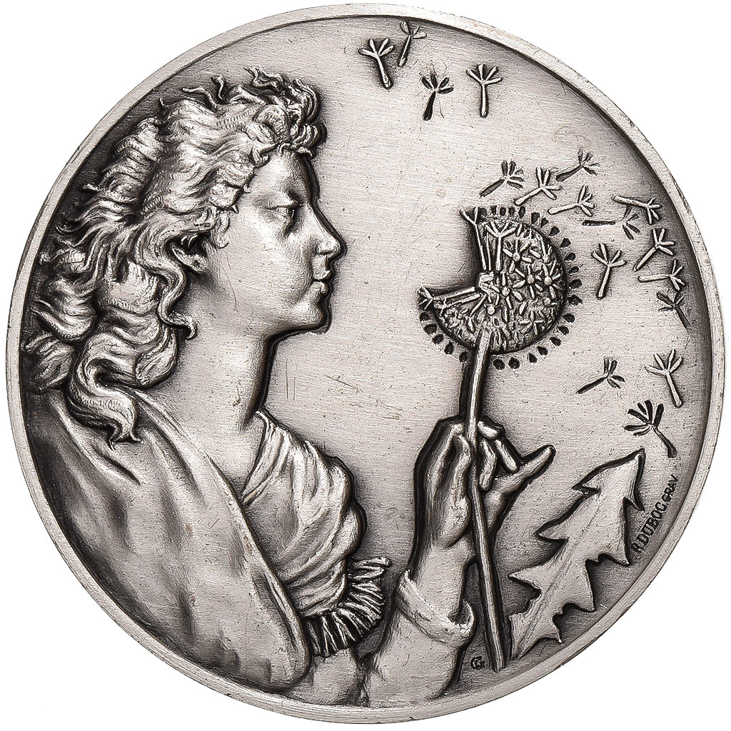 France, Médaille, Grand Dictionnaire Encyclopédique Larousse, 1982, Bronze