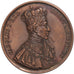 Francia, medaglia, Sacre de Charles X à reims, 1825, Bronzo, De Puymaurin, SPL-